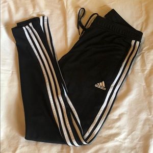 Adidas classic joggers with zipper legs